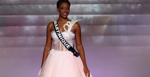 photo  miss france 2025, angelique angarni-filopon, sera présente à la 60e foire-exposition de segré.  &copy;  archives romain perrocheau/afp 