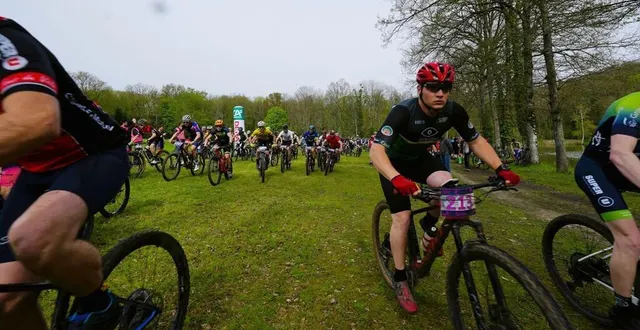 photo  samedi 5 avril 2025, de 12 h à 18 h, 6 heures vtt de courtanvaux à bessé-sur-braye.  &copy;  abt 