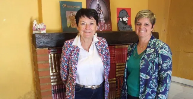 photo  josette tremier et sophie godefroy ont l’espoir d’une plus grande structure pour la bibliothèque.  &copy;  ouest-france 
