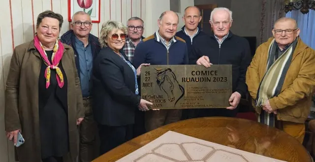 photo  l’association comice agricole ruaudin 2023 a clôturé les comptes et effectué des achats avec les bénéfices.  &copy;  le maine libre 