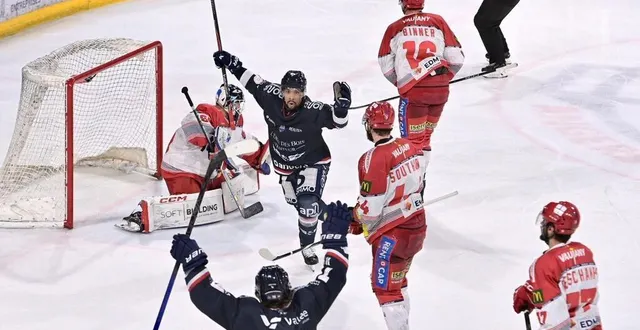 photo  le but du 2-2 marqué par peter valier a mis les ducs sur le chemin du succès.  &copy;  sébastien aubinaud 