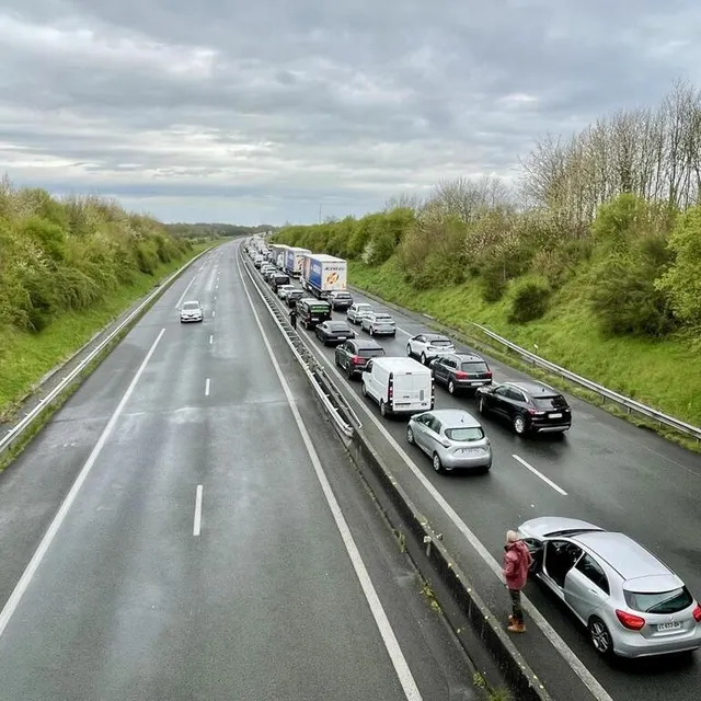photo chemillé-en-anjou, le 3 avril 2025. l’accident a fait un mort.  ©  co - lucas rojouan