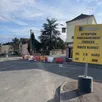photo  la partie basse de la rue paul-doumer à sablé-sur-sarthe ne sera finalement rouverte qu’à partir du mardi 8 avril 2025. 