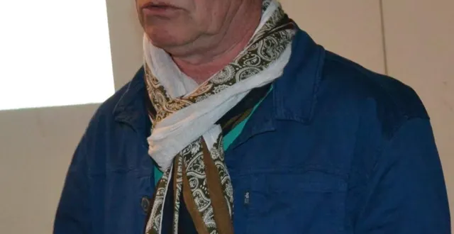 photo  christophe touchet, secrétaire des p’tits vignerons a présenté les projets de l’association. .  &copy;  le maine libre 