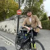 photo  piers barrios quitte le poste de président de l’association à bicyclette à alençon. 