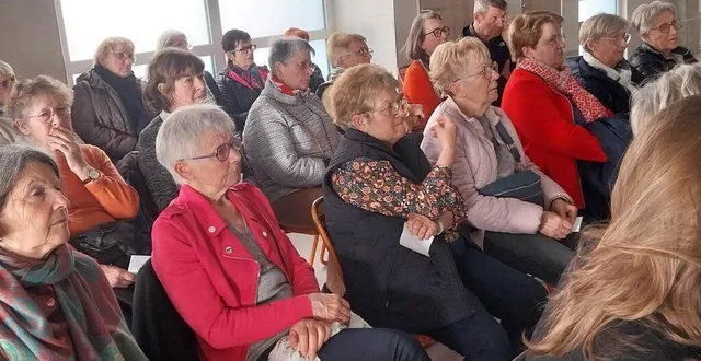 photo  une partie des participants lors de l’assemblée générale de l’association des familles.  &copy;  ouest-france 