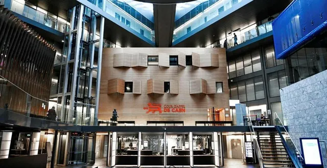 photo  le palais de justice gambetta, à caen (calvados), où siège la cour d’assises du calvados.  &copy;  martin roche/archives ouest-france 