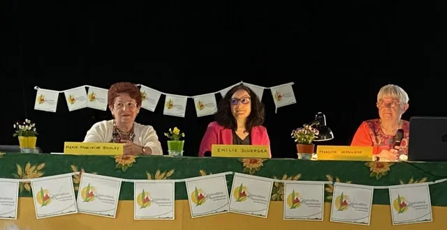 photo  marie-madeleine boulay, émilie duverger et françoise herbinière, présidente du secteur.  &copy;  ouest-france 