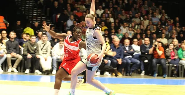 photo  lisa cluzeau et l’usbd alençon affrontent aulnoye, ce samedi 5 avril, à l’occasion de l’ultime journée de la phase régulière.  &copy;  nathalie douley 