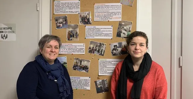 photo  hélène avice, directrice du centre, et lisa hersant, chargée de communication, ont présenté les nouvelles orientations du centre rabelais, à changé (sarthe).  &copy;  ouest-france 
