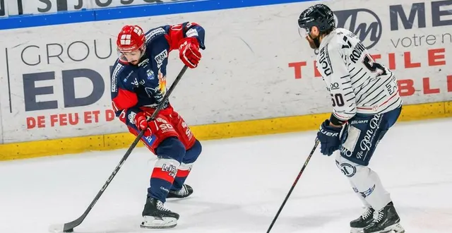 photo  les ducs se sont inclinés à grenoble dans le match de 5 de la finale (6-2), samedi 5 avril, et s’avouent vaincus de la magnus.  &copy;  photopqr/le dauphine/maxppp 