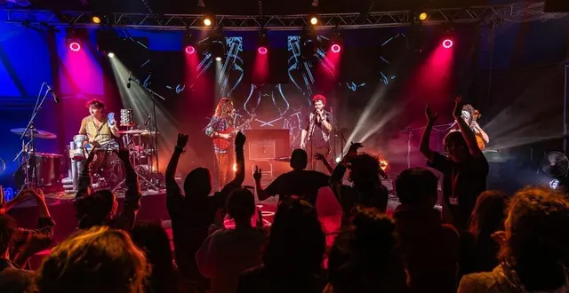 photo  le groupe toukan boucan était présent au festival du foin dans les granges, lors de la 5e édition, en 2024.  &copy;  dominique drouet, du foin dans les granges 