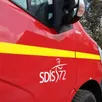 photo 14 pompiers sont intervenus, lundi 7 avril 2025, à fontenay-sur-vègre pour circonscrire un incendie dans de la paille.