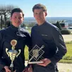 photo alexis collet et célian velghe ont reçu chacun une médaille d’or.