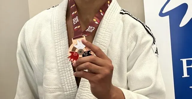 photo  mathias lubet est sur le podium des championnats de france en judo sport adapté depuis trois ans.  &copy;  ml 