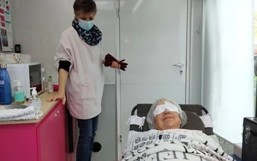 photo  tout est fait pour accueillir confortablement les aidants.  &copy;  aidants-bus 72 