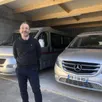 photo benoit triolet, directeur général des pompes funèbres walle à la flèche (sarthe), devant le nouveau garage qui permet désormais d’abriter quatre véhicules.