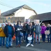 photo les parents d’élèves dans la cour de l’école primaire protestent contre la fermeture d’une classe à l’école élémentaire paul-segrétain. un rassemblement avait déjà eu lieu le 31 janvier dernier.