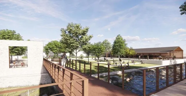 photo  les commerçants voient le projet de passerelle et de halles en centre-ville comme une solution à l’attractivité du cœur de ville de sablé-sur-sarthe.  &copy;  compte x nicolas leudière 