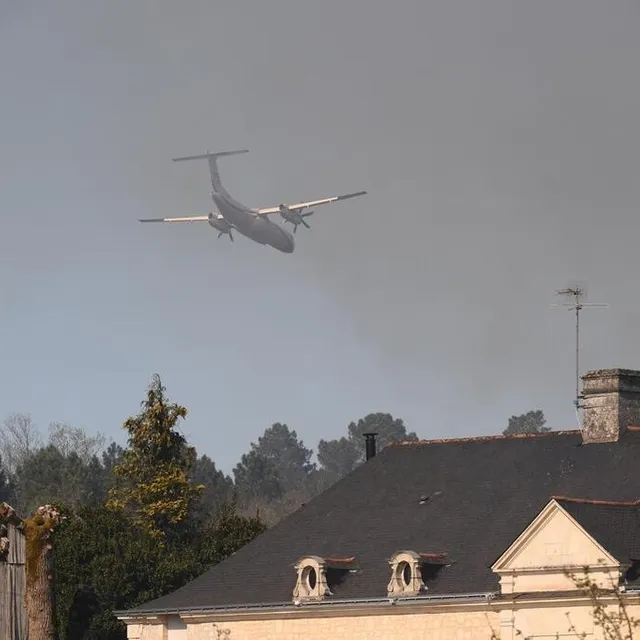 photo deux canadairs et un bombardier d’eau ont été mobilisés.  ©  co - josselin clair