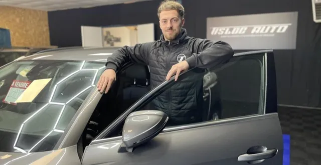 photo  alexis tison a ouvert son magasin tisloc auto, début mars 2025.  &copy;  ouest-france 