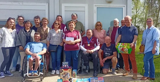 photo  une cérémonie conviviale a été organisée, samedi, par les olympiades d’aigné.  &copy;  ouest-france 