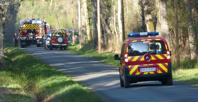 photo  photo d’illustration. comme ici à la breille-les-pins (maine-et-loire), jeudi 10 avril, l’incendie a mobilisé d’importants moyens.  &copy;  le courrier de l’ouest – josselin clair 