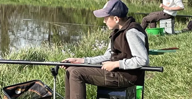 photo  un moment de compétition pour louis filoche, issu de l’école de pêche de bonnétable.  &copy;  le maine libre 
