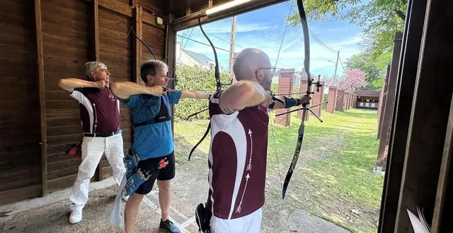 photo  la compagnie de tir à l’arc de la flèche organise un tournoi de tir beursault.  &copy;  archives ouest-france 