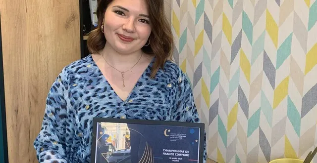 photo  rosy disson, vice-championne de france coiffure.  &copy;  le maine libre 