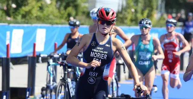 photo  issue du triathlon, émilie morier s’est imposée sur la première étape du tour de l’orne et tentera de le remporter, dimanche 13 avril 2025.  &copy;  archives thierry deketelaere/triathlète mag 