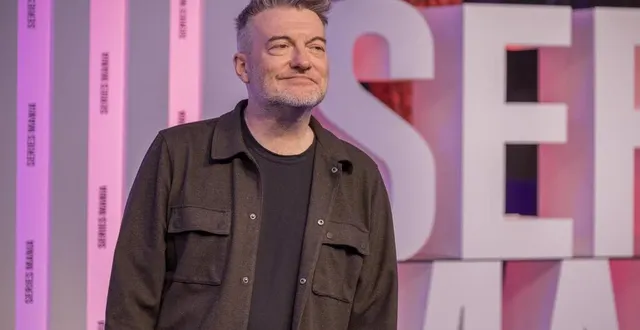 photo  charlie brooker à séries mania, fin mars 2025.  &copy;  olivier vigerie 