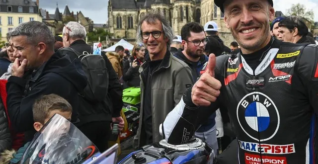 photo  comme en 2024, les pilotes, parmi lesquels kenny foray (bmw #6) paraderont en centre-ville.  &copy;  photo le maine libre denis lambert 