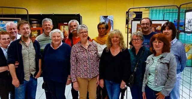 photo  l’asl condé peut avoir le sourire. son exposition à la salle du quartz a été une réussite.  &copy;  ouest-france 