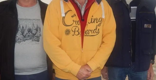 photo  michel dian, daniel cartereau et claude péan.  &copy;  le maine libre 