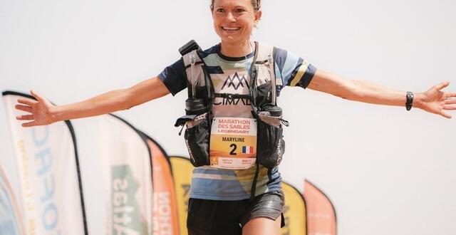 photo maryline nakache a signé une impressionnante 4e place au scratch lors de la 39e édition du marathon des sables, le 12 avril 2025. © photo : marathon des sables