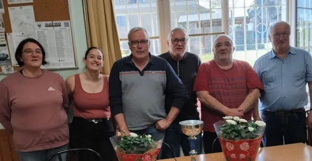 photo  vingt-trois équipes représentant douze sociétés du secteur 3 se sont affrontées pour qualifier une équipe qui ira défendre les couleurs du secteur dans la région de baugé le 14 juin prochain. samedi 5 avril, la finale a eu lieu à la renaissance de juigné-sur-loire. elle opposait deux équipes de valanjou : stéphanie et lana chéné contre philippe merceron et eric fradin. ce sont ces derniers qui l’ont emporté sur le score de 12 à 3. l’équipe philippe champiré et philippe le tennier terminant à la troisième place.  &copy;  co 