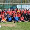 photo  les jeunes du club d’aigné ont pu rencontrer les joueurs pros du mans fc. 