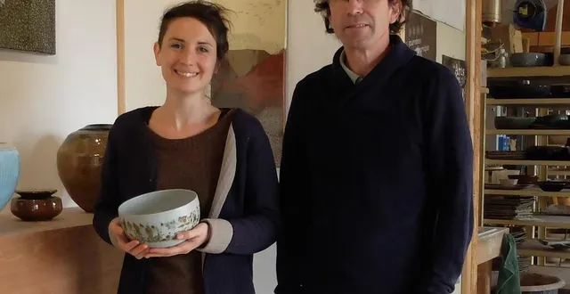 photo  mathieu et julia seront présents ce jeudi au vernissage.  &copy;  le maine libre 