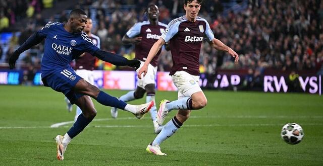 photo en manque de réussite, ousmane dembélé n’a pas vraiment pesé face à aston villa. © paul ellis / afp