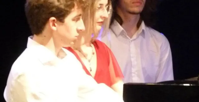 photo  les trois jeunes ont effectué leur premier concert de piano.  &copy;  ouest-france 