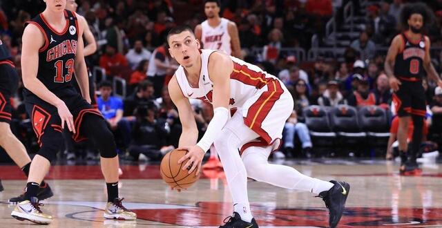 photo tyler herro a écœuré les chicago bulls avec une réussite insolente au shoot (13 sur 19). © justin casterline / getty images via afp