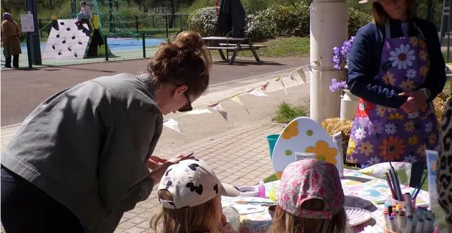 photo  l’atelier spécial pâques a connu un grand succès.  &copy;  le maine libre 