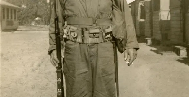photo  john wittine est l’un des deux soldats américains morts dans la libération de la ferté-bernard.  &copy;  famille moore 