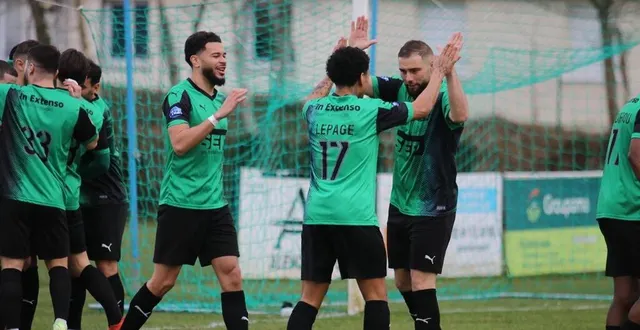 photo  lanterne rouge en décembre, les alençonnais ont assuré leur maintien avec brio grâce à leur victoire face à l’asptt caen.  &copy;  ouest-france 