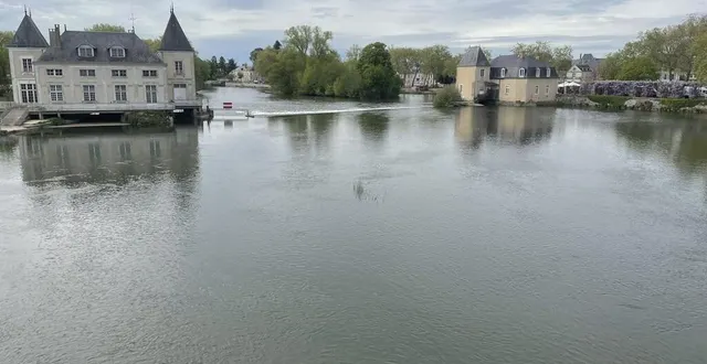 photo  l’eau du loir est polluée dans plusieurs communes du sud de la sarthe, la préfecture interdit le pompage pour arroser certaines cultures depuis ce mardi 15 avril 2025.  &copy;  le maine libre 