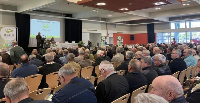 photo  lors de l’assemblée générale de la fédération départementale des groupements de défense contre les organismes nuisibles de maine-et-loire.  &copy;  co 