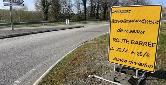 photo  la circulation sera perturbée sur l’axe flers - tinchebray du mardi 22 avril au vendredi 20 juin 2025 dans la commune de la lande-patry.  &copy;  ouest-france 