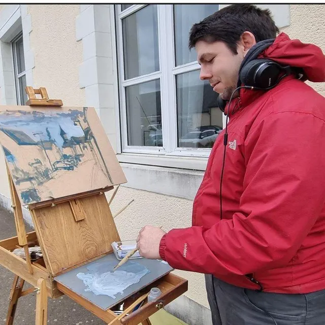 photo thomas, venu d’angers, participe pour la première fois.  ©  ouest-france