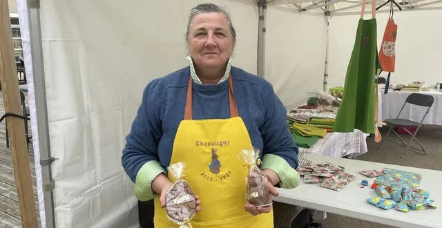 photo  depuis 2010, véronique de coligny fabrique et vend des chocolats sous la marque chocoligny.  &copy;  le maine libre 